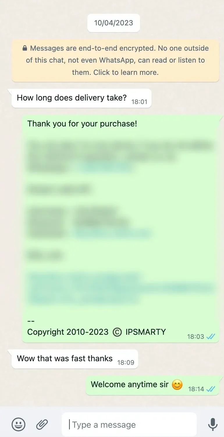 Nordic IPTV client message 2